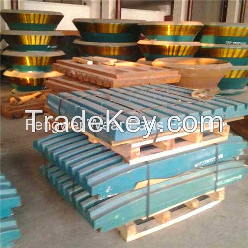 High Manganese Wear Parts Jaw Crusher Plate