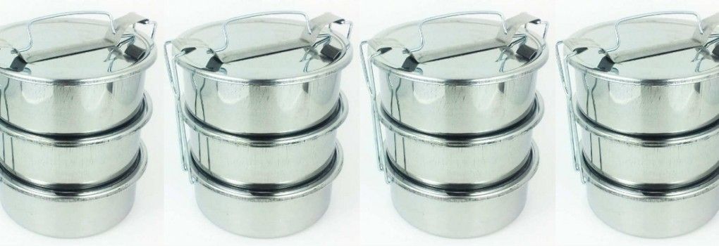 3x Steel Mess Kit