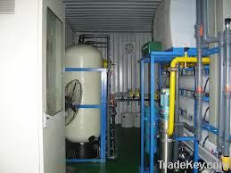 container sea water treatment plant