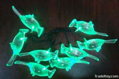 led bird string light