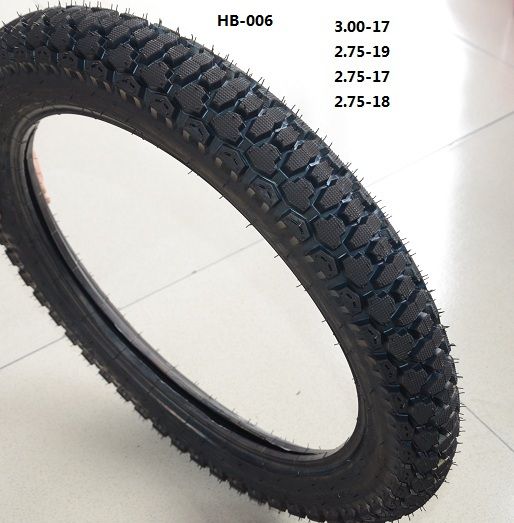 Cross country pattern motorcycle tire 2.75-17