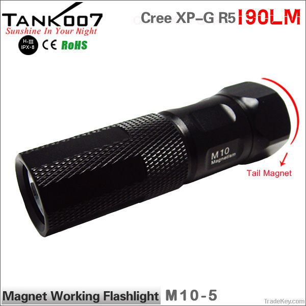 Aluminum 190Lumens LED Flashlight TANK007 M10-5(R5)