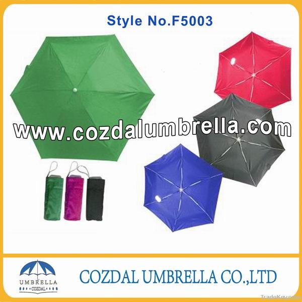 cozdal umbrella;super mini 5fold umbrella with case