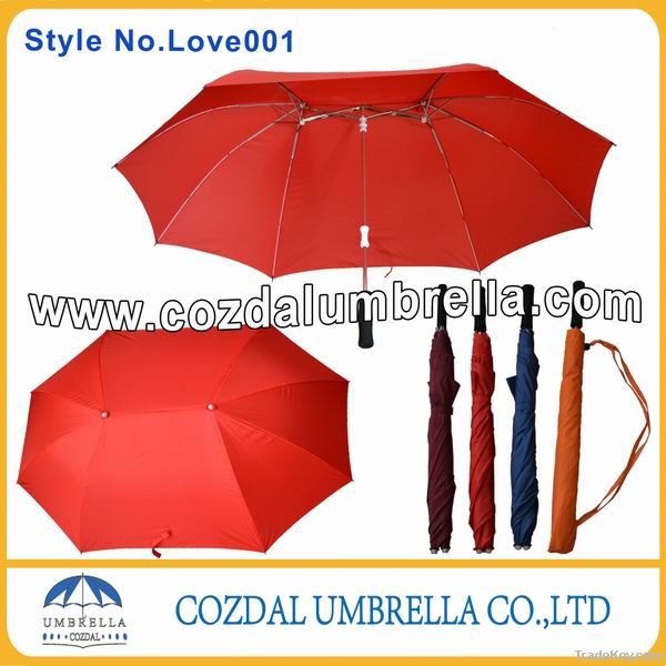 Lover umbrella for couple;fashion two people umbrella