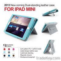 Dual-Stand Leather case for ipad Tablets