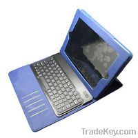 Wireless bluetooth keyboard leather case for 9.7