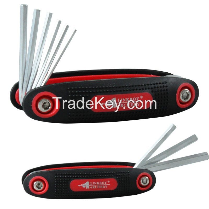best selling Floding hex key /torx key /hex socket wrench set