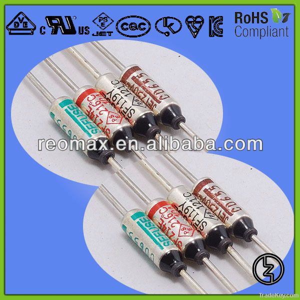 Thermal fuse/thermal cutoff fuse/thermal cutoff 250V10A