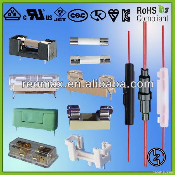 UL CSA micro Cylindrical fuse base (inline fuse holder)