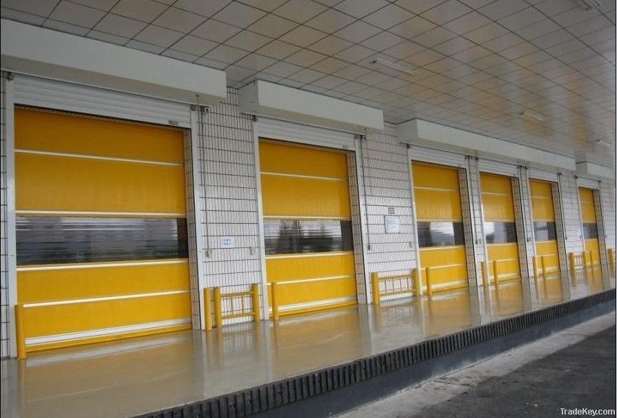 Fast roller shutter door