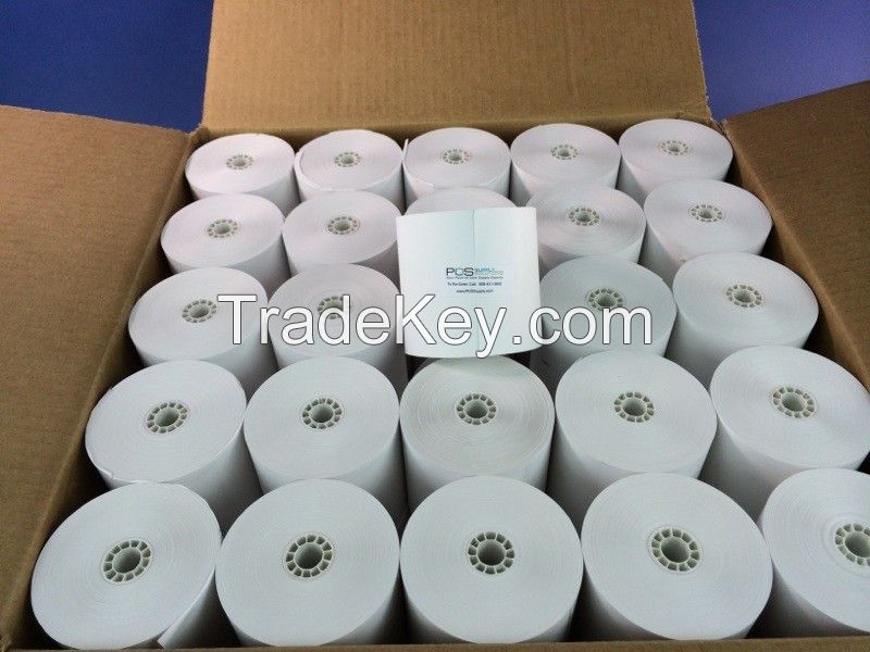 BPA-Free Pure White Thermal Paper Rolls 80mm / Coreless Thermal Paper Rolls / 60gsm Thermal