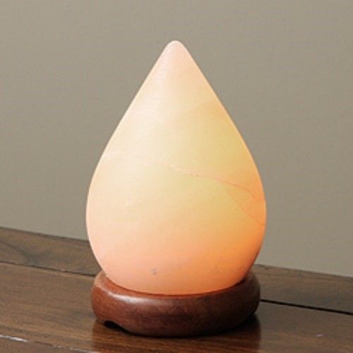 Teardrop Himalayan Salt Lamp Ionic Air Purifier natural night light holistic