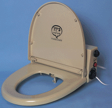 Bidan Turbo - plastic bidet seat with warm water and warm air