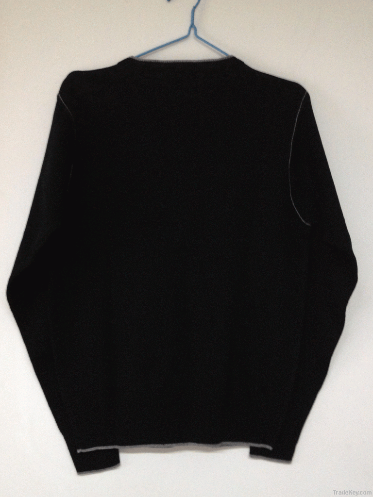 Men's 100% Acrylic Round Neck Sweater