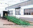 Stationary hydraulic yard ramp/leveler