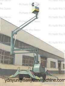 Hydraulic arm lift platform