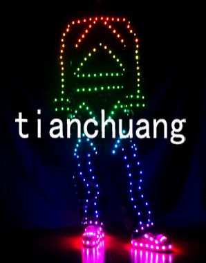 LED Light Performance Costumes