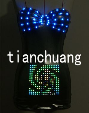 sexy dancer led luminous clothes