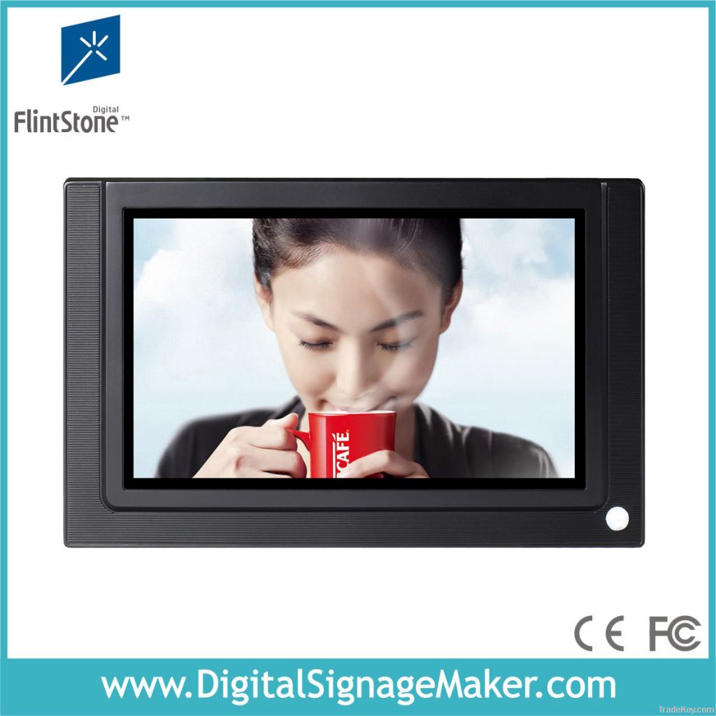 7 inch advertising monitor with motion function