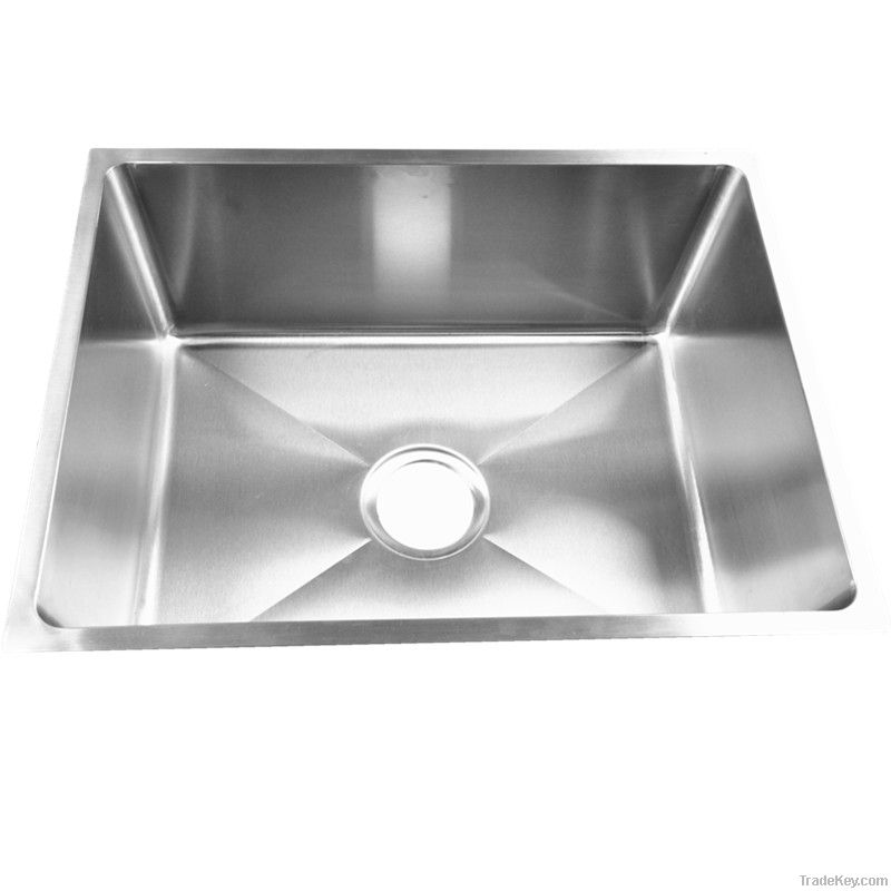 Stainless steel single bowl sink