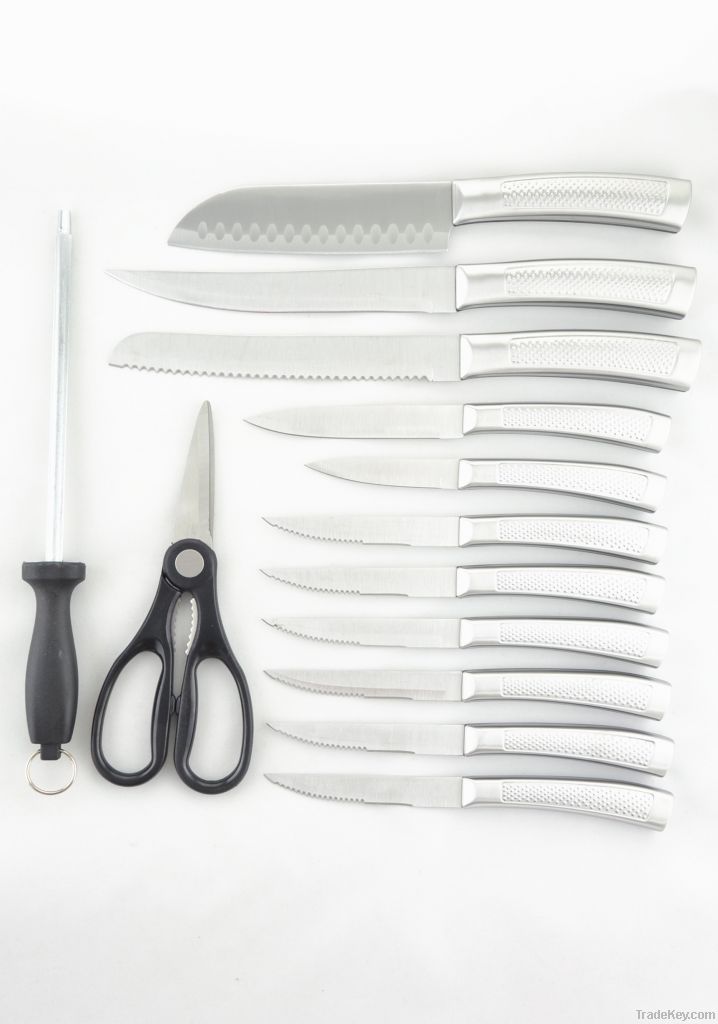 Stainless steel kitchen knife set