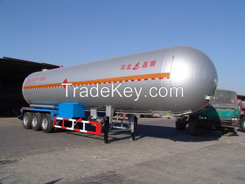 59700L/58300liter/56200liter LPG tanker semi trailer