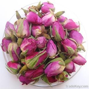 Dried Flower Tea, Pink Rose Buds Herbal Tea, French Rose Buds