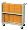 metal design library book trolley/ library book cart