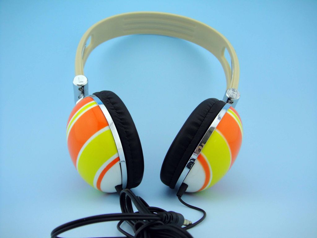 Rainbow Headphone for Mp3 Player