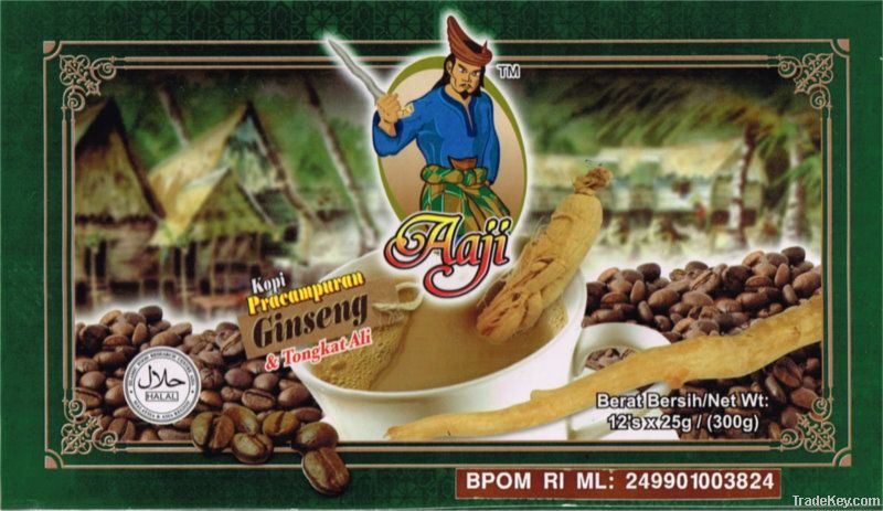 Aaji Ginseng & TongkatAli Instant Coffee