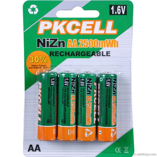 NI-ZN rechargeable battery