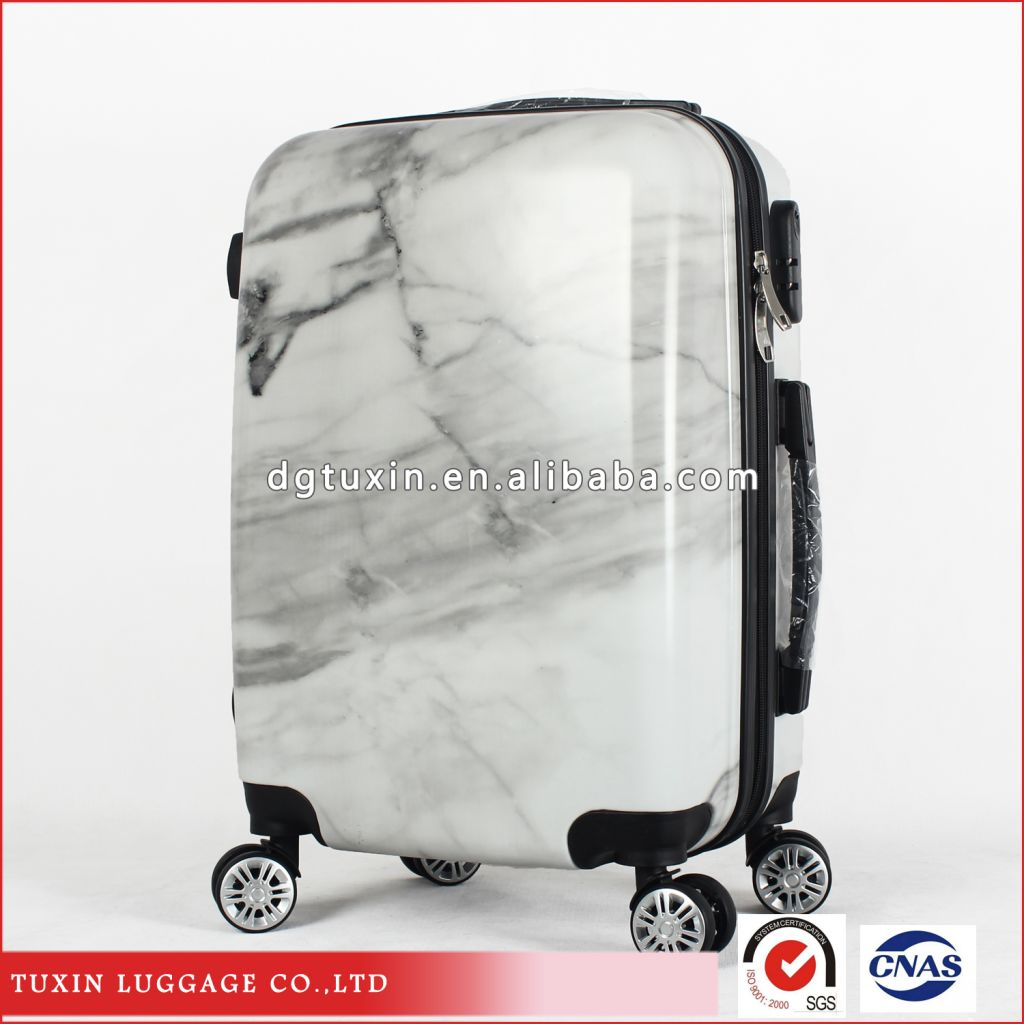 2018 NEW PC Luggage PC shell Marble pattern Trolley Case PC Travel Luggage