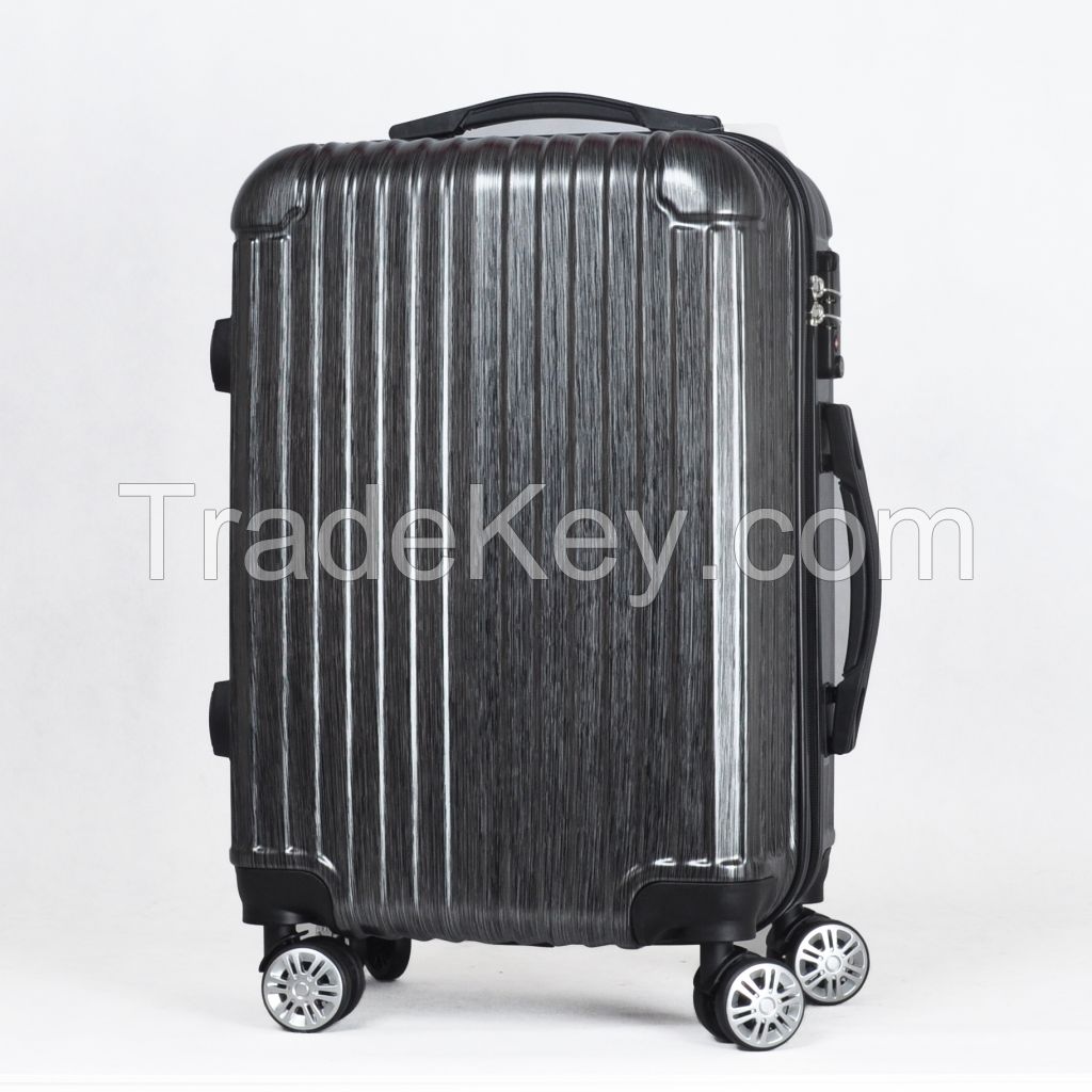 Factory customized 20'' 24'' 28'' Size Hard-shell Abs + Pc Trolley Luggage