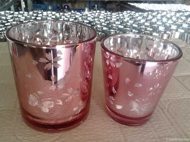 Glass Candle holders