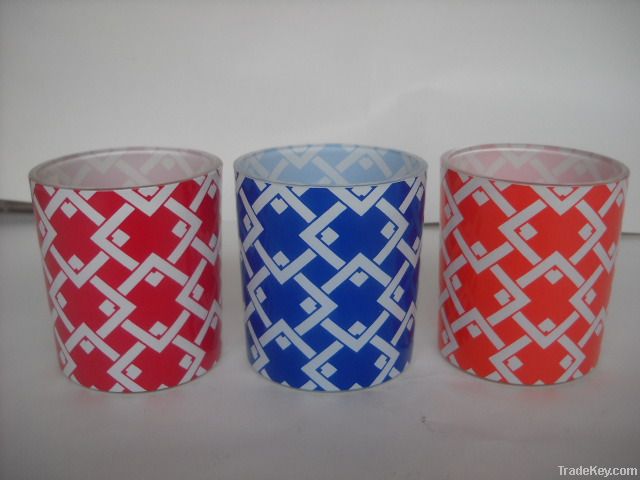 Glass Candle holders