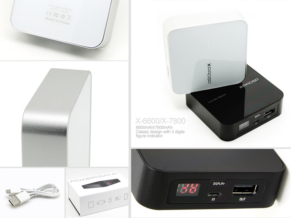 High Capacity Power Bank in Color Box for E-gift or Promotional Gift