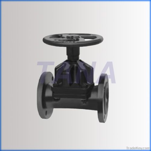 Straight through diaphragm Valve