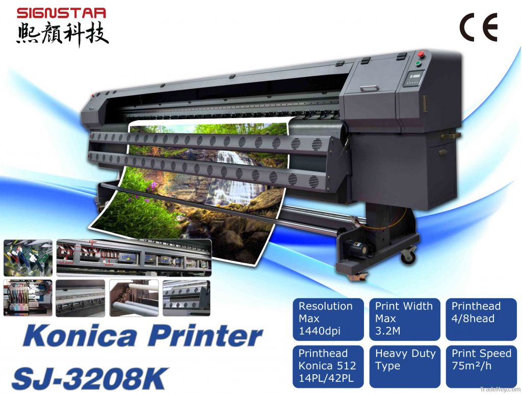 SIGNSTAR Konica512 14/42 pl head  Printer SJ-3208K