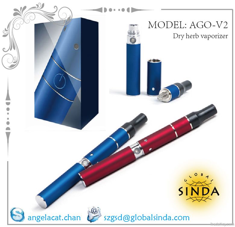 New Fashionable E-Cigarette, Ago Dry Herb Vaporizer with EGO Battery,