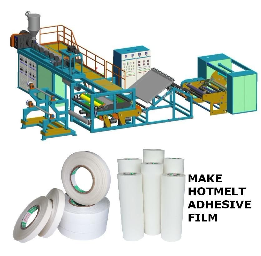 Hot melt adhesive film making machine