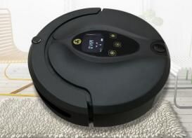 Home Robot Vacuum Cleaner Cleaning Robot Smart Floor Cleaner Eye Style Black WFRV-05