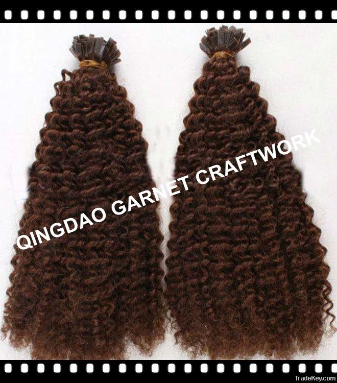 100% HUMAN HAIR PRE-BONDED HAIR EXTENSION