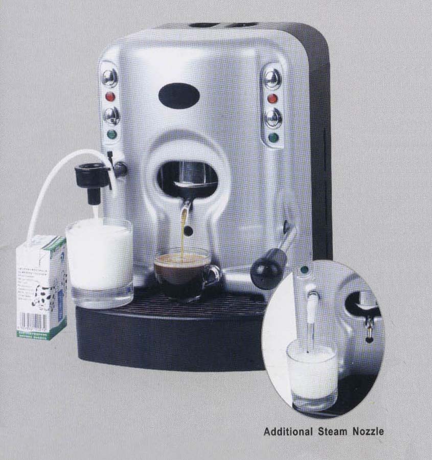 Espresso And Cappuccino Coffee Machine With Hot Water Dispenser & Spec