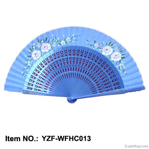 Spanish Wood fans for advertising and marketing