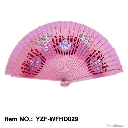 Spanish Wood fans for advertising and marketing