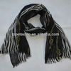 100% mercerized wool scarf zebra print inner mongolia high quality