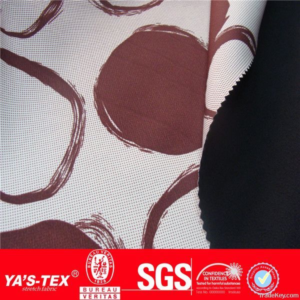 printed windproof softshell jackets fabric