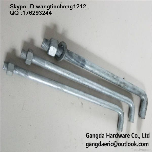 HDG Anchor Bolt for construction hardware