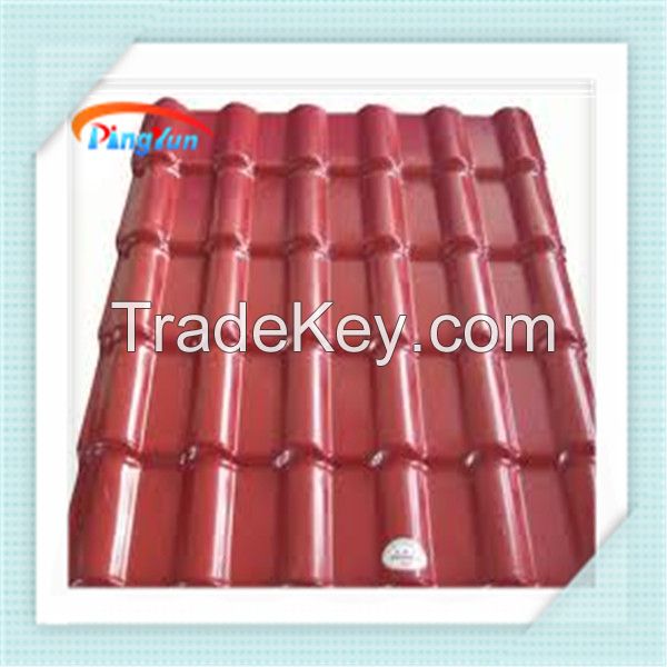 Weather Resistant ASA coated PVC Synthetic Resin Roof Tile For House