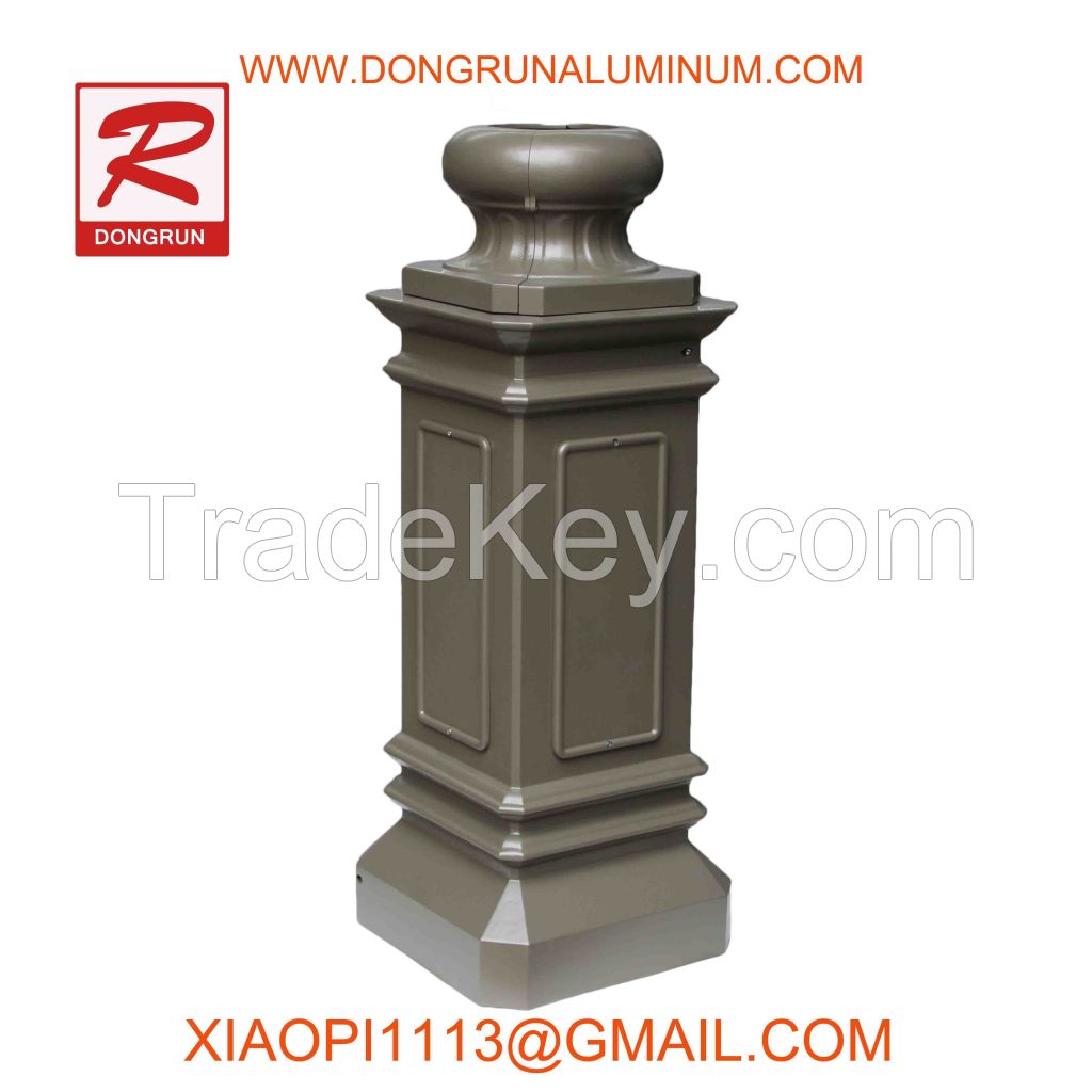 Professional foundry supply cast aluminum pole